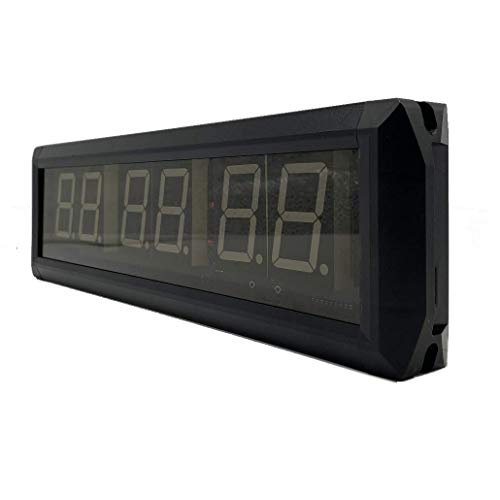 Workout Timer Wall Interval Clock Count Down/Up Stopwatch with Remote (1.8inch Green and Red) - color: 1.8inch Green and Red