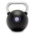 Marcy Commercial Grade PU Coated Kettlebell – 10 to 40 LB Single Weights with Textured Steel Handle, Flat Base – Strength Training for Full Body & Home Gym Workouts - color: 30 LB - Purple