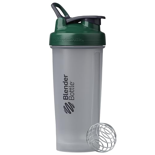 BlenderBottle Classic V2 Shaker Bottle Perfect for Protein Shakes and Pre Workout, 28 oz, Green - color: Green, size: 28 Ounces