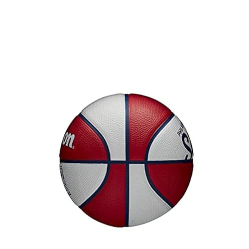 WILSON NBA Team Retro Mini Basketballs - Mini Size - 3" - color: Philadelphia 76ers, size: Mini