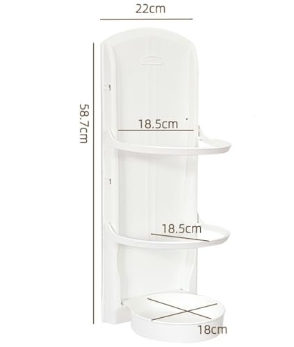Yoga Mat Holder/Storage Rack for Home/Gym Studio Hanging Foam Roller(Large) | Foldable,Removable