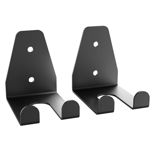 Synergee Wall Mounted Barbell Holder – Heavy Duty Gym Accessory Rack - color: b) Double Bracket Kit