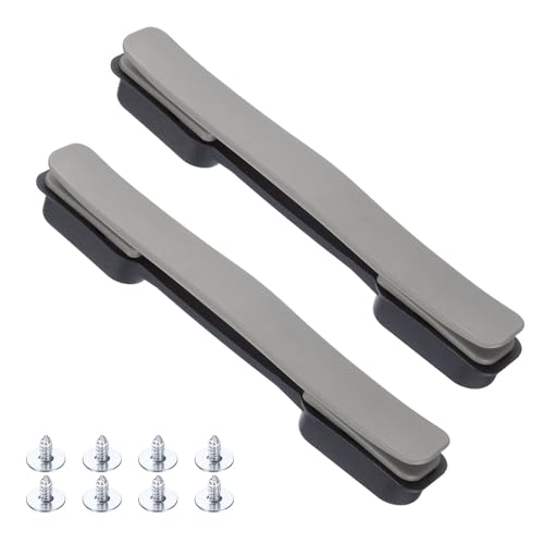 uxcell 2 Pcs Luggage Handle Replacement 8.5 Inch Suitcase Handle Carry Strap Plastic Pull Handle Grip Luggage Replacement Parts with Screws for Suitcase Box Luggage Case, Rock Grey - color: Rock Grey