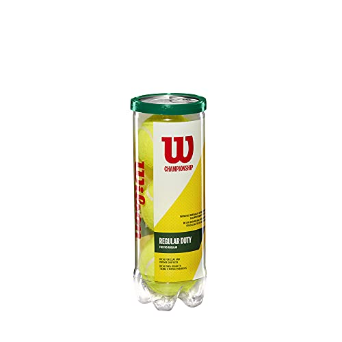 WILSON Championship Tennis Balls - size: 4 Can Pack (12 Balls), style: Regular Duty