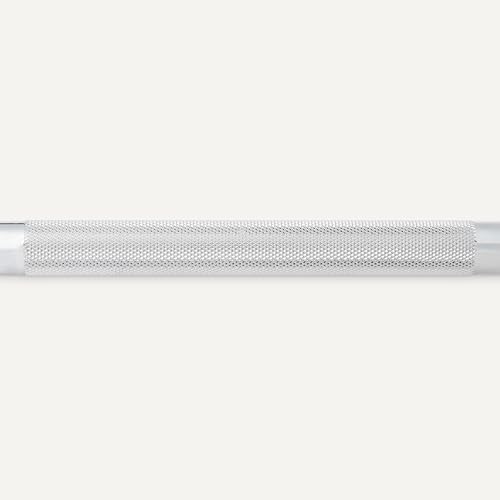 Amazon Basics 5ft Straight Barbell Bar with Star Locks, 1" Diameter