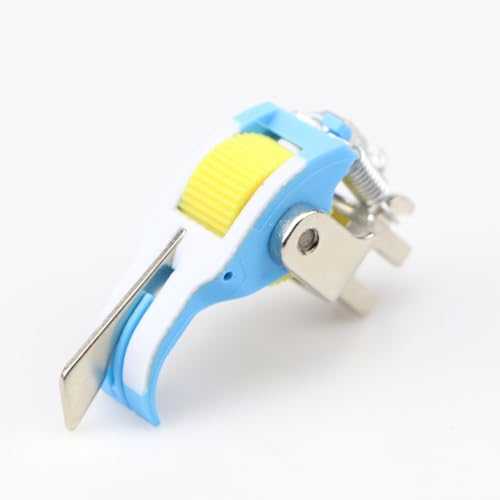SP-18 Heavy-Duty Plastic Flange Roller Presser Foot for Industrial Single-Needle Sewing Machines - Compatible with Juki 8700/Brother 8100 Series (Precision Edge Guide & Anti-Skip Stitch) (SP-18R 1/32) - size: SP-18R 1/32