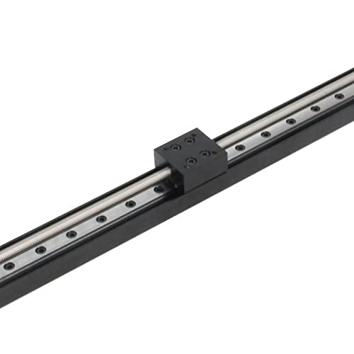 1PCS Mini Linear Rail Guide Slide Actuator T6x1 Lead Screw with NEMA11 Stepper Motor, 300mm Effective Stroke Length for DIY CNC Router Parts X Y Z Linear (Size:300mm) - size: 300mm