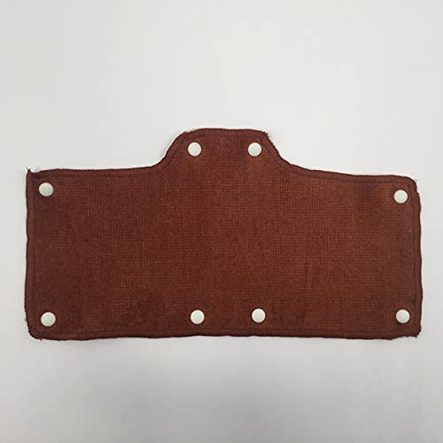 Brown Sweatband for Hard Hat Washable Velvet Terry Cotton Hard Hat Liner NAEE snap on (6, Brown) - color: Brown