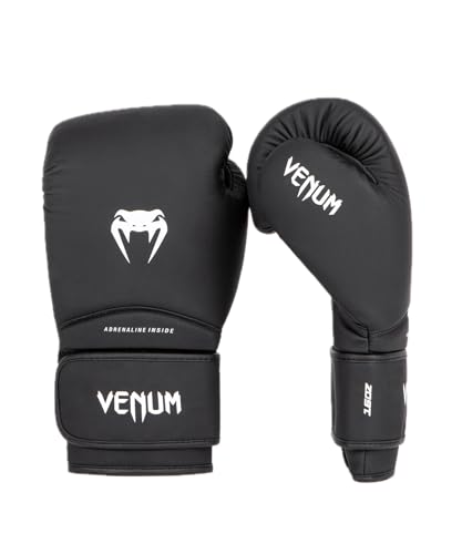 Venum Contender Boxing Gloves - color: Black/White, size: 16-Ounce, style: Contender 1.5