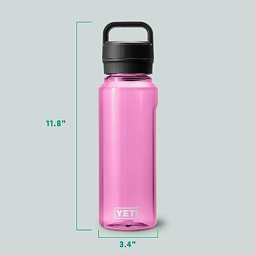 YETI Yonder Water Bottle with Yonder Chug Cap, Lightweight, Leakproof and BPA-Free - color: Power Pink, style: 34oz