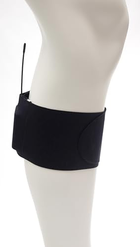 URSA Ankle Straps: Low-Profile, Soft, Stretchy & Breathable Transmitter Straps for Location Sound, Theatre, Wedding Shoots & More (Black, Calf) - color: Black, size: Calf