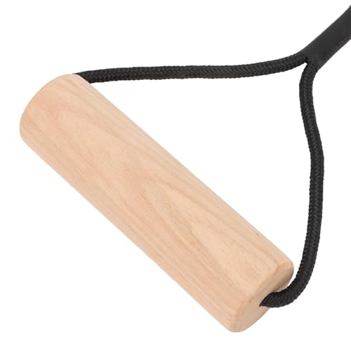 Pull Up Handle Strength Trainer, Wooden Gymnastic Rings Portable Gymnastic Hanging Rings Non Slip Gym Rings with Storage Bag for Outdoor Home Gym