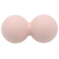 Small Hard Peanut Massage Ball, Double Ball Peanut Roller Mobility Massager Tool for Deep Tissue Massage Physical Therapy Myofascial Release Trigger Point Muscle Relax Pain Relief Acupressure (Pink) - color: Pink