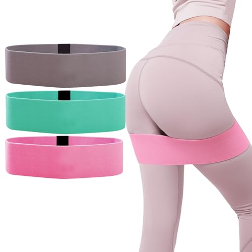 Fabric Resistance Bands, Elastic Bands of Different Levels, Hip and Leg Shaping Bands, Suitable for Yoga, Rehabilitation, Pilates, Fitness and Home Workouts