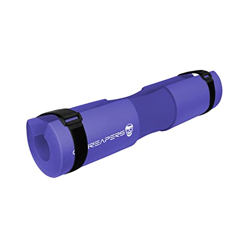 Gymreapers Barbell Squat Pad - Protective Bridge Pad For Hip Thrust, Squats, Lunges - Hip Support, Neck Protection For Bar - color: Purple