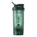 VOLTRX Protein Shaker Bottle, Merger USB C Rechargeable Electric Protein Shake Mixer, Shaker Cups for Protein Shakes and Meal Replacement Shakes, BPA Free, 24oz - color: Dark Green