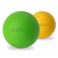 Massage Lacrosse Balls for Myofascial Release,Yoga Deep Tissue Massage,Trigger Point Therapy and Foot Plantar Fasciitis,Muscle Soreness Massager Ball (2Pack, Yellow and Green) | Yoga Deep Tissue Massage,Trigger Point Therapy and Foot Plantar Fasciitis,Mus