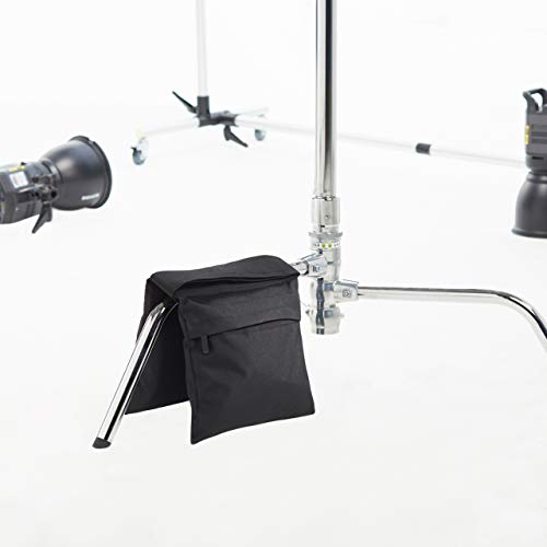 Amazon Basics Photographic Empty Sandbag for Light Stands, Black (Pack of 40) - size: Pack of 40