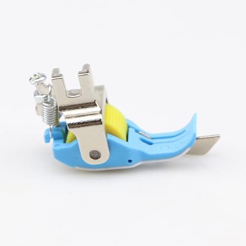 SP-18 Heavy-Duty Plastic Flange Roller Presser Foot for Industrial Single-Needle Sewing Machines - Compatible with Juki 8700/Brother 8100 Series (Precision Edge Guide & Anti-Skip Stitch) (SP-18R 1/16) - size: SP-18R 1/16
