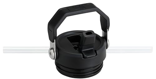 Stanley IceFlow Flip Straw 2.0 Water Bottle 24 OZ | Built-In Straw with Larger Opening | Lightweight & Leak-Resistant | Insulated Stainless Steel | BPA-Free | Black 2.0 - color: Black, size: 24 Ounces