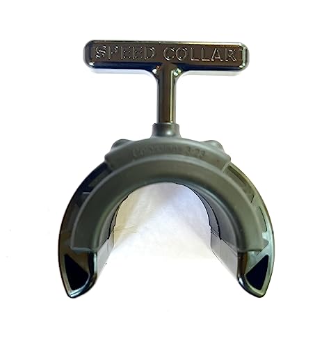 Speed Collar, Fastest Bar Clips for Weightlifting Powerlifting Bodybuilding and Olympic Lifting - color: black