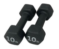 Neoprene Coated Dumbbell Hand Weight Set - style: 10-Pound, Set of 2