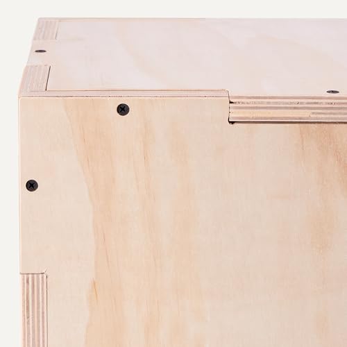 Amazon Basics Plyometric Jump Box, Plyo Box Jumps for Home Gym - size: 14"x12"x16"