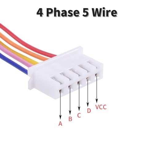 24BYJ48 DC 12V Stepper Motor, 4 Phase 5 Wire | Micro Reducer Stepper Motor, Speed Reduction Stepping Motor, Replacement Fan Motor for Wireless Camera, Air Conditioner, DIY - size: 1pcs 24BYJ48