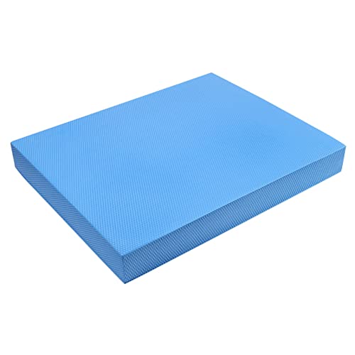 RiToEasysports Fitness Yoga Balance Mat, Balance Training Foam Pad Flat Support Soft Cushion High Exercise Yoga Mat Training Mats for Women Mats - color: Azure Blue