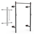 Synergee 2200 Folding Rack – 750 lb Capacity Power Cage - color: a) Black 79" x 21"