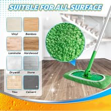 4Pcs Reusable Microfiber Mop Pads, Mop Replacement Heads, Easy Cleaning Wet & Dry Floors Surface Machine Washable Pad for Household Cleaning Essential Tool