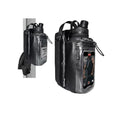 Magnetic Gym Bag Water Bottle Holder Small Gym Bag for Men, Gym Gifts, 11LB Strong Grip Waterproof 900D - color: Black