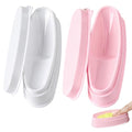 ANGNYA Nail Dip Container Dipping Powder Tray Set - 2 Pack French Manicure Dipping Powder Trays with Smile Line Guide for Professional DIY Nail Art