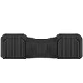 CAR PASS Heavy Duty Rubber Rear Car Mat, Deep Dish Car Floor Mats All Weather, Universal Trim to Fit for SUV Trucks Sedans, Odorless Waterproof Anti-Slip, Easy to Clean Car Mats (Black Rear) - color: rear black