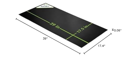 MATNIKS Rubber Sheet Roll, Heavy Duty, High-Grade 60A, Neoprene Black, 39x17.5-Inch by 1/16 (+/- 5%) for Plumbing, Work Bench, Gaskets DIY Material, Supports, Leveling, Sealing, Bumpers, Protection - size: 39"L x 17.4"W x 0.1"Th