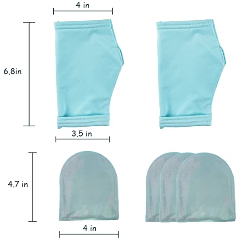 Cold Therapy Gloves, Hot/Cold Glove, Therapy Hand & Wrist Gloves for Hand Injuries, Reusable Hand Ice Pack Wrap for Carpal Tunnel, Rheumatoid Arthritis, Tendonitis, Inflammation, Swelling & Bruises - color: Cold Therapy Gloves