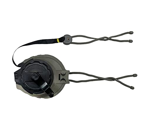 Hawk Compact Slim-Line Design Tangle-Free Speed Retract Hoist Reel for Tree Stand-Based Hunters - One Size
