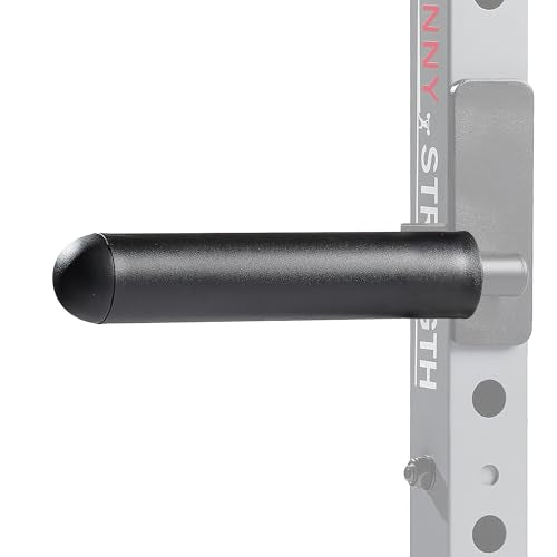 Sunny Health & Fitness Power Cage Squat Rack Attachments for Home Gym | Strength Training, Expanded Workout Variety, Durable Construction, Secure Fit, Quick Installation, Versatile Exercise Support - style: Olympic Adapter