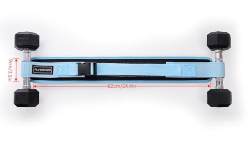 Hip Thrust Belt for Dumbbells,Booty Belt for Hip Thrust Slip-Resistant Padding - color: Ice Blue