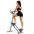 Sunny Health & Fitness Stair Stepper & Climber Exercise Equipment for Home Workout, Compact Cardio Training Machine - color: Dark Gray