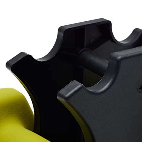 Amazon Basics Neoprene Dumbbell Hand Weights for Exercise and Muscle Toning - style: Rack with 3 Pairs (3, 5, and 8 Pound)