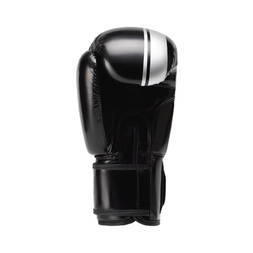 STING Armalite Boxing Gloves, Durable Boxing Equipment for Boxing Training, Balanced Weight Distribution | SLV3 Outer Skin, SAS Layering, Hi Flow Core Padding, Comfortline 3D Liner - color: Black/Silver, size: 16 Oz