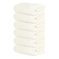 Tens Towels Pack of 6 Hand Towels, 100% Cotton, Lighter Weight, Quick to Dry, 16 x 28 Inches, Super Soft & Absorbent, Perfect for Bathroom & Kitchen, Cream - color: Cream