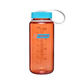 Nalgene 16 oz Wide Mouth Water Bottle | Slim Cup Holder Size, BPA-Free, Durable & Leak Proof Travel Bottle – Thrill & Motion, Flame w/Blue Atoll - color: Flame w/Blue Atoll, size: 16 Ounces