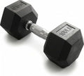 5-100 lb Rubber Hex Dumbbell Set - size: 100 lb