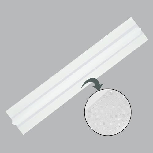 3.3ft Length Air Track Connector Mat Connector Air Track Connector Tape Strips for Air Tumble Track,Gymnastics Connector for Inflatable Airtrack Tumbling Gymnastic/Yoga/Taekwondo Mat - color: White