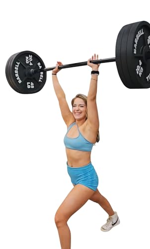 Barbell Bar Prop, Lightweight Fake Olympic Bar for Fake Weight Plates, Fitness Photo Shoot, Gym Marketing, Vendor Booth, Film Set and Prank Barbell Prop