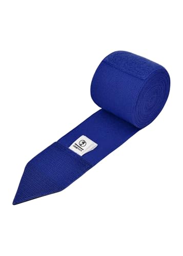 KOMBAT USA 180" Boxing Wraps for Men & Women – Hand Wraps for Boxing Gloves, Muay Thai Wraps, Vendas para Boxeo, Thumb Loop, MMA & Kickboxing Hand Wraps Boxing Training Gear - color: Blue