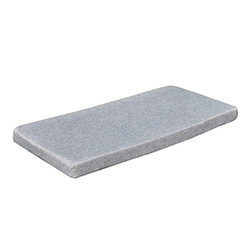 Bay Window Seat Cushions Indoor Furniture 48x14 Inch No Slip Washable Kitchen Dining Bench Cushion with Zipper, Light Grey - color: Light Grey, size: 48x14 Inch