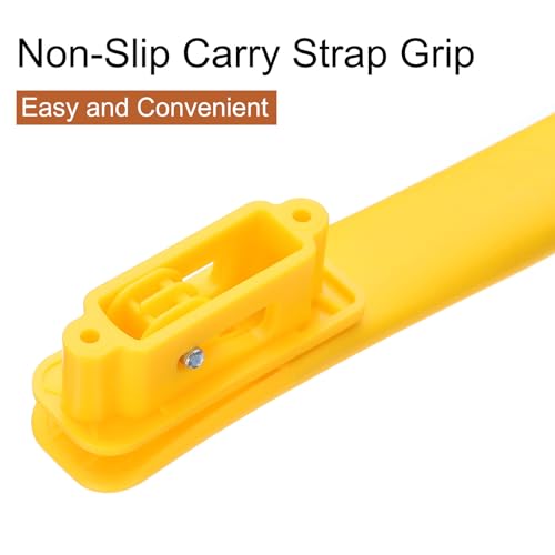 uxcell 2 Pcs Luggage Handle Replacement 8.5 Inch Suitcase Handle Carry Strap Plastic Pull Handle Grip Luggage Replacement Parts with Screws for Suitcase Box Luggage Case, Yellow - color: Yellow